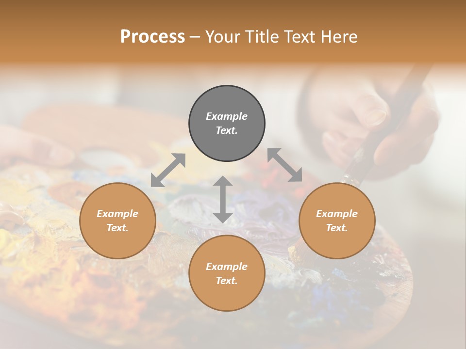 Brush Mix Blend PowerPoint Template