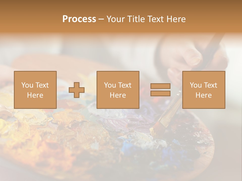 Brush Mix Blend PowerPoint Template