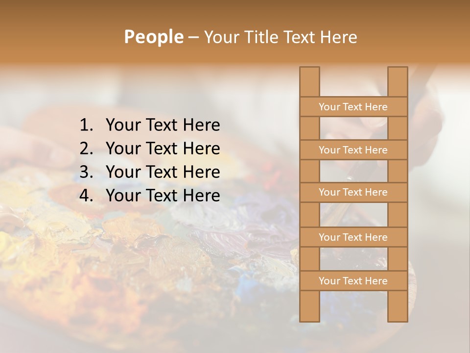 Brush Mix Blend PowerPoint Template