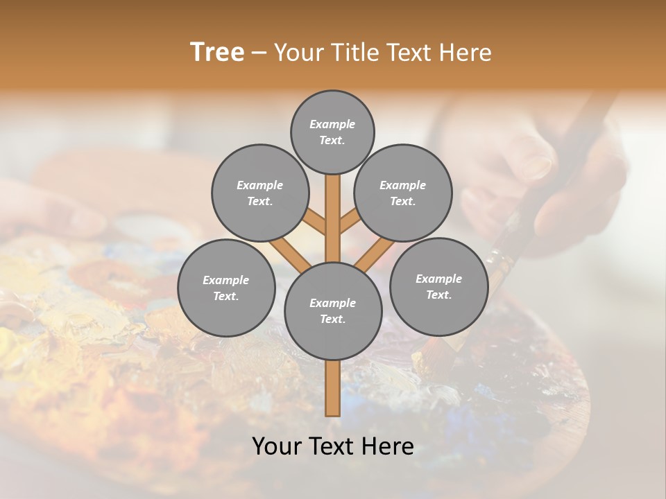Brush Mix Blend PowerPoint Template