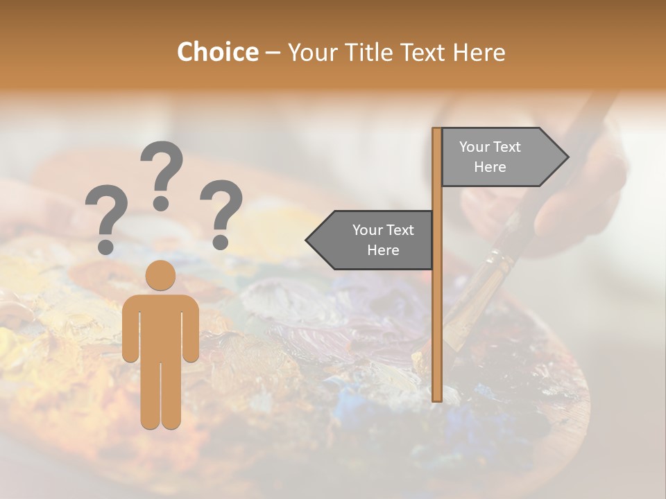 Brush Mix Blend PowerPoint Template