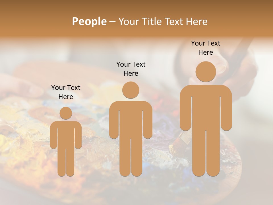 Brush Mix Blend PowerPoint Template