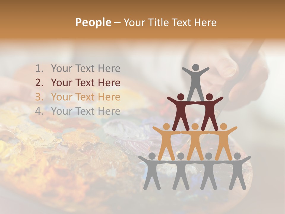 Brush Mix Blend PowerPoint Template