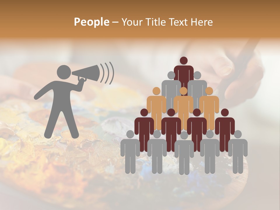 Brush Mix Blend PowerPoint Template