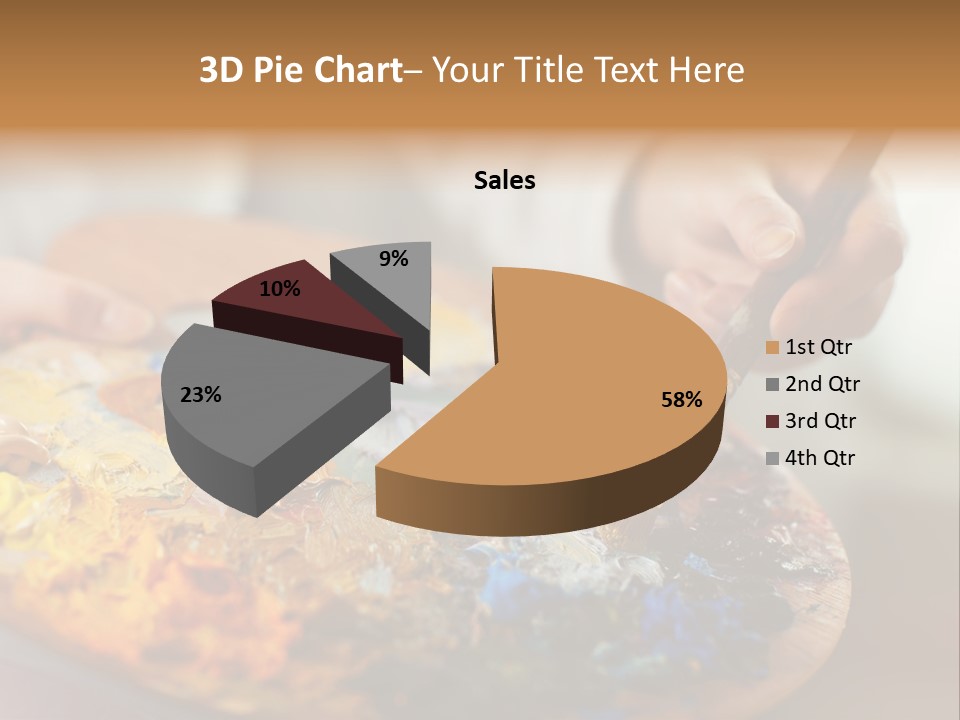 Brush Mix Blend PowerPoint Template