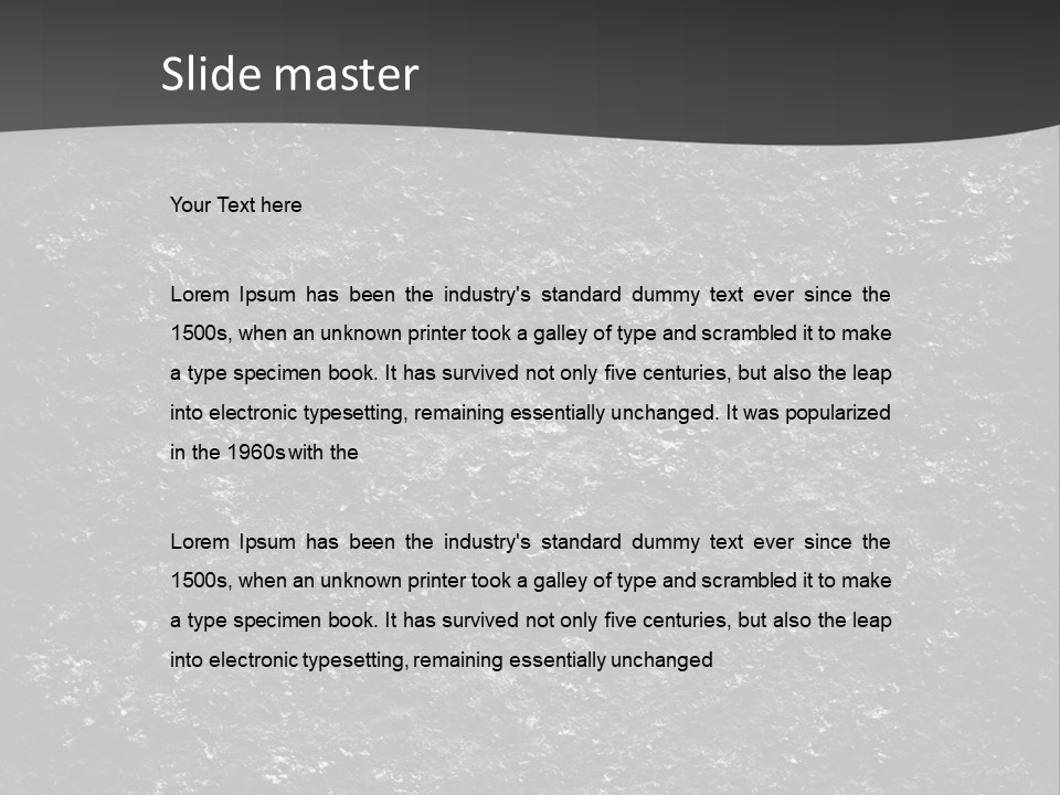 Burlap Geology Vintage PowerPoint Template