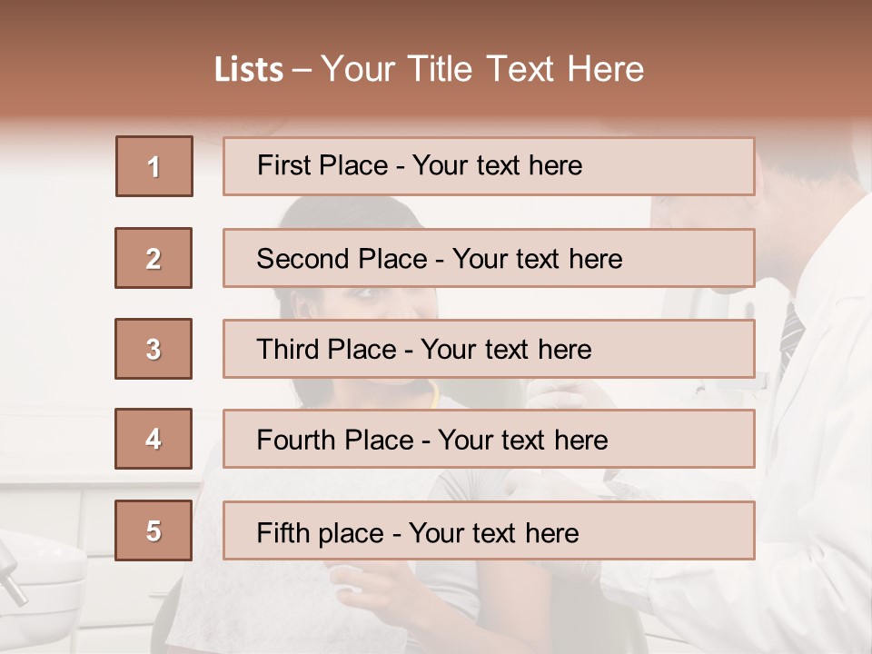 Doctor Dentistry Glove PowerPoint Template