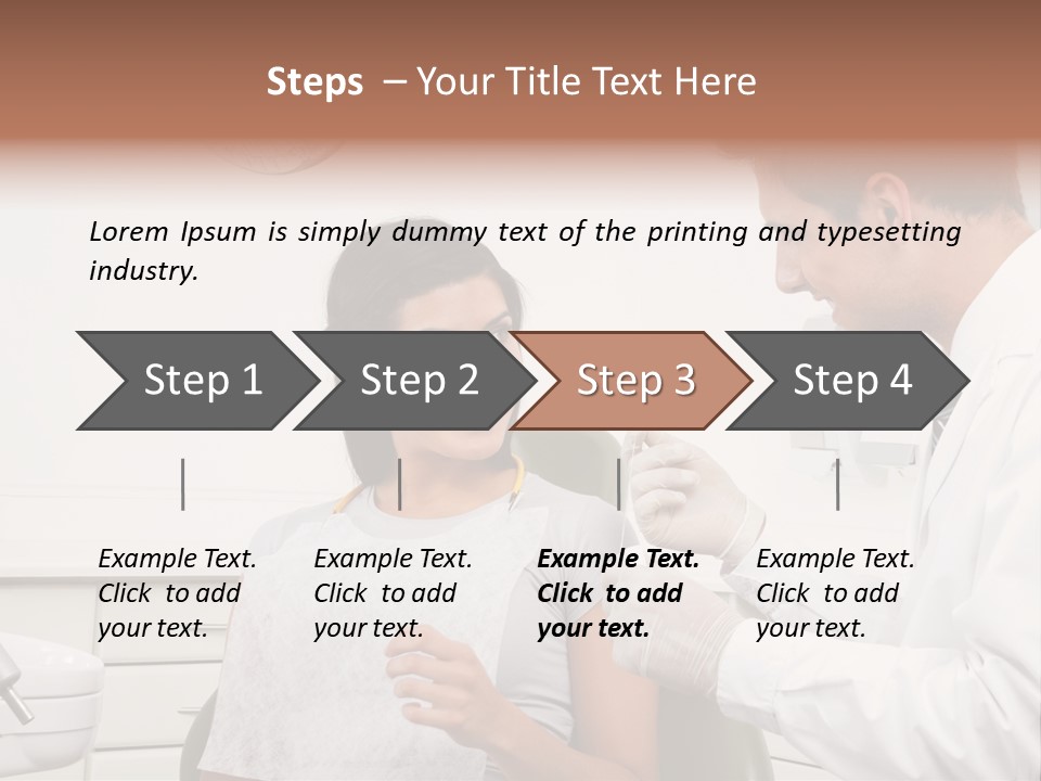 Doctor Dentistry Glove PowerPoint Template