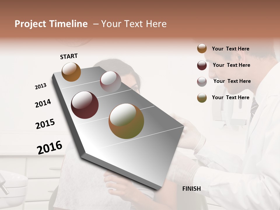 Doctor Dentistry Glove PowerPoint Template