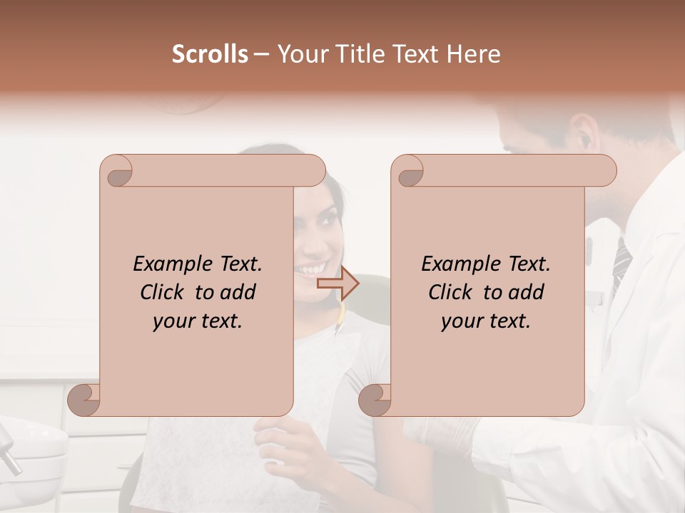 Doctor Dentistry Glove PowerPoint Template