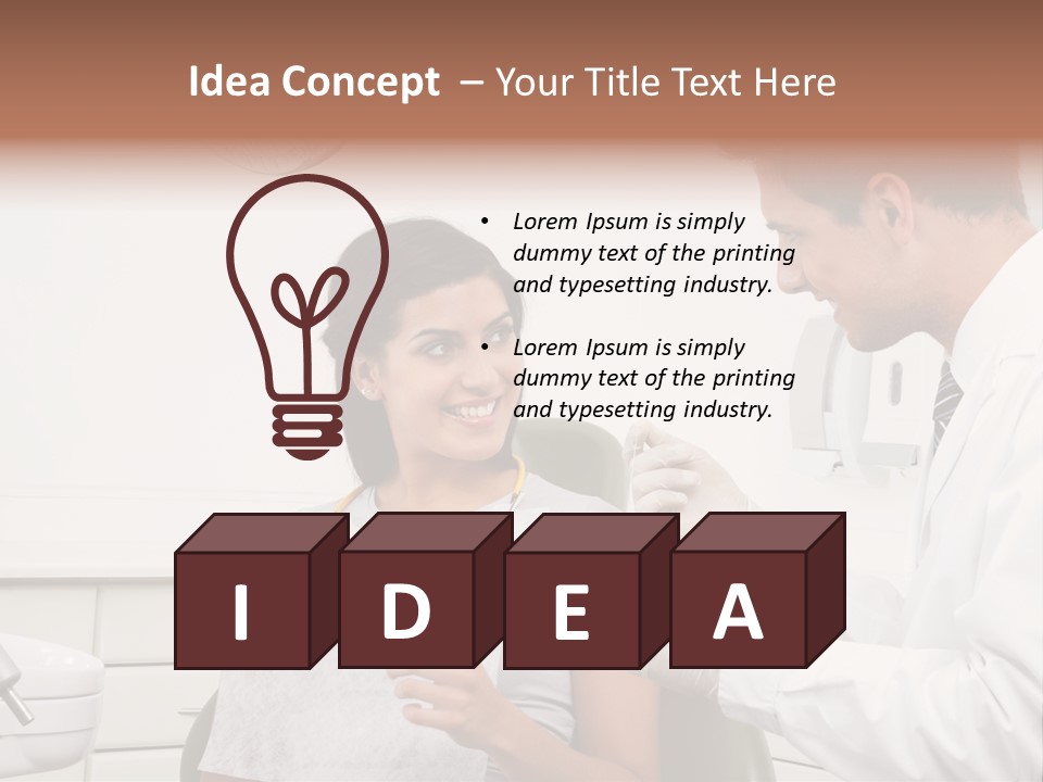 Doctor Dentistry Glove PowerPoint Template