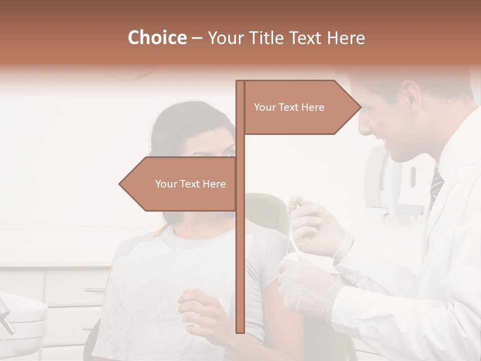 Doctor Dentistry Glove PowerPoint Template