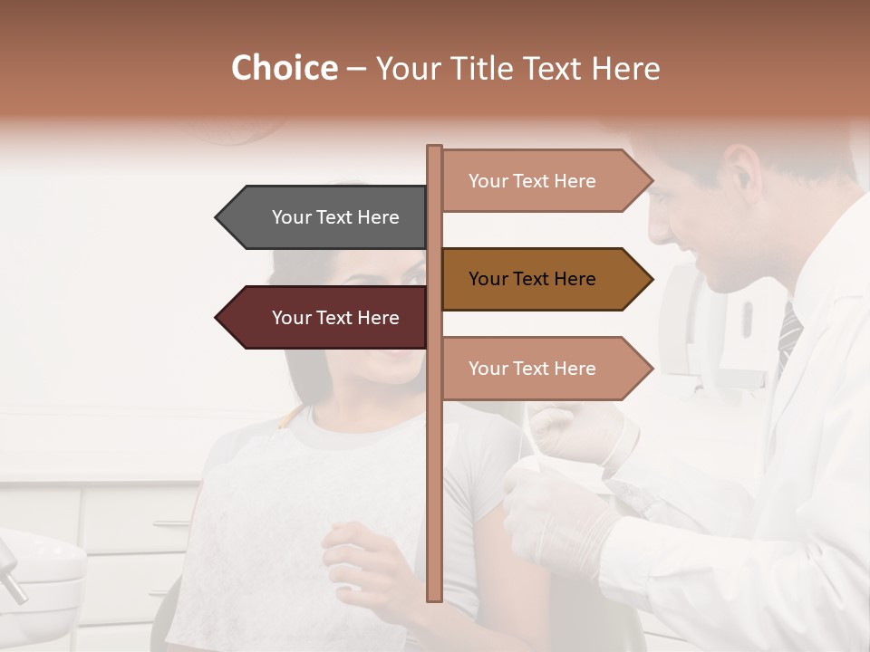 Doctor Dentistry Glove PowerPoint Template