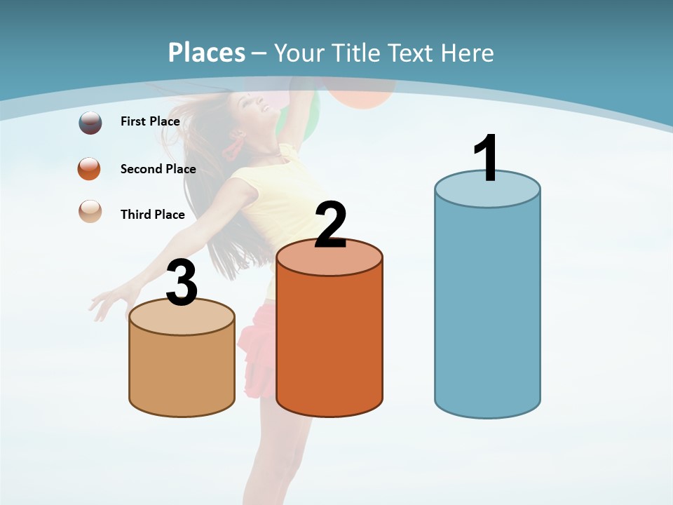 Blue Inspiration Lifestyle PowerPoint Template