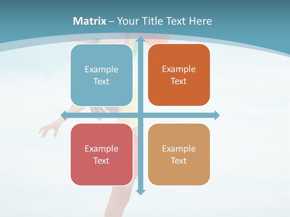 Blue Inspiration Lifestyle PowerPoint Template