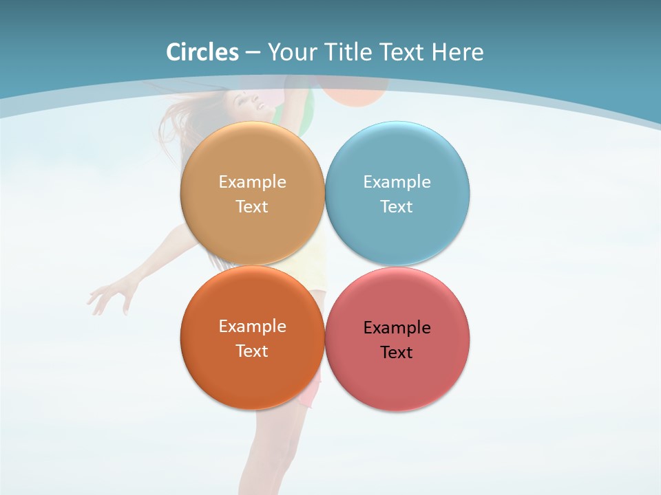 Blue Inspiration Lifestyle PowerPoint Template