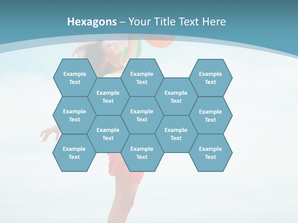 Blue Inspiration Lifestyle PowerPoint Template