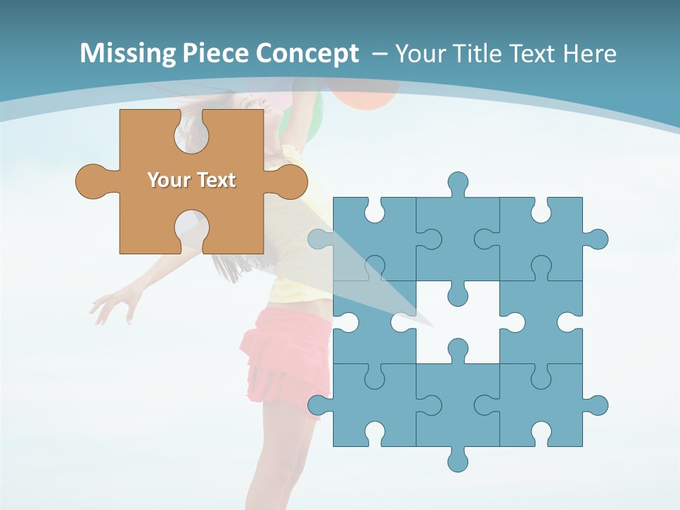 Blue Inspiration Lifestyle PowerPoint Template