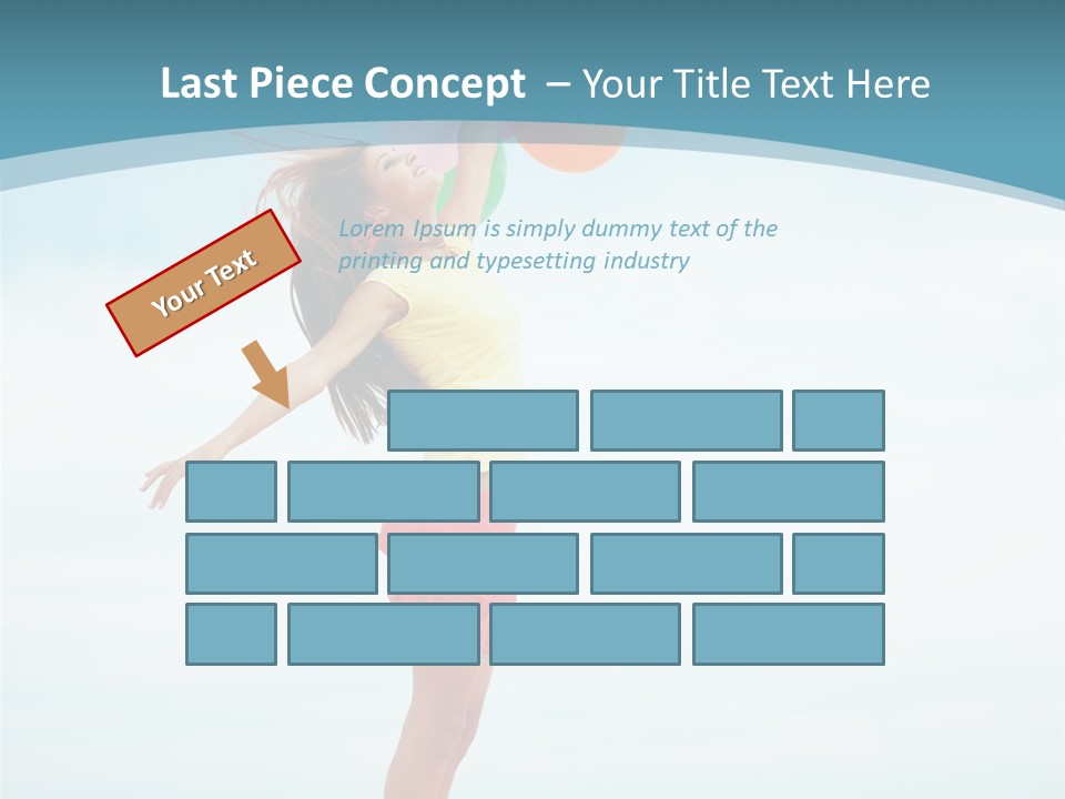 Blue Inspiration Lifestyle PowerPoint Template