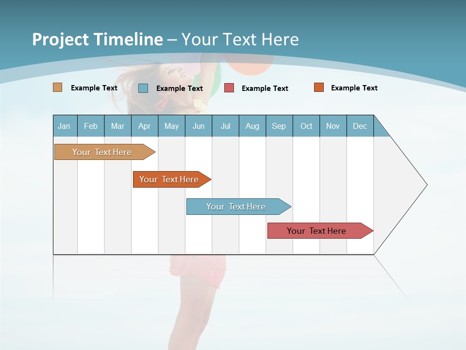 Blue Inspiration Lifestyle PowerPoint Template