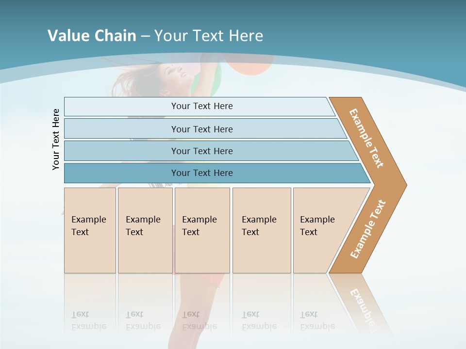 Blue Inspiration Lifestyle PowerPoint Template