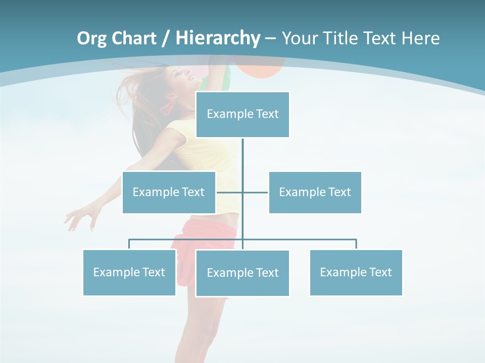 Blue Inspiration Lifestyle PowerPoint Template