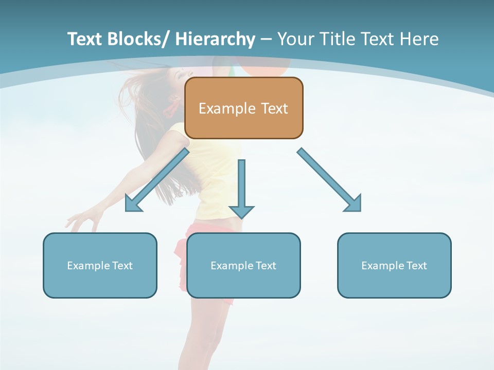 Blue Inspiration Lifestyle PowerPoint Template