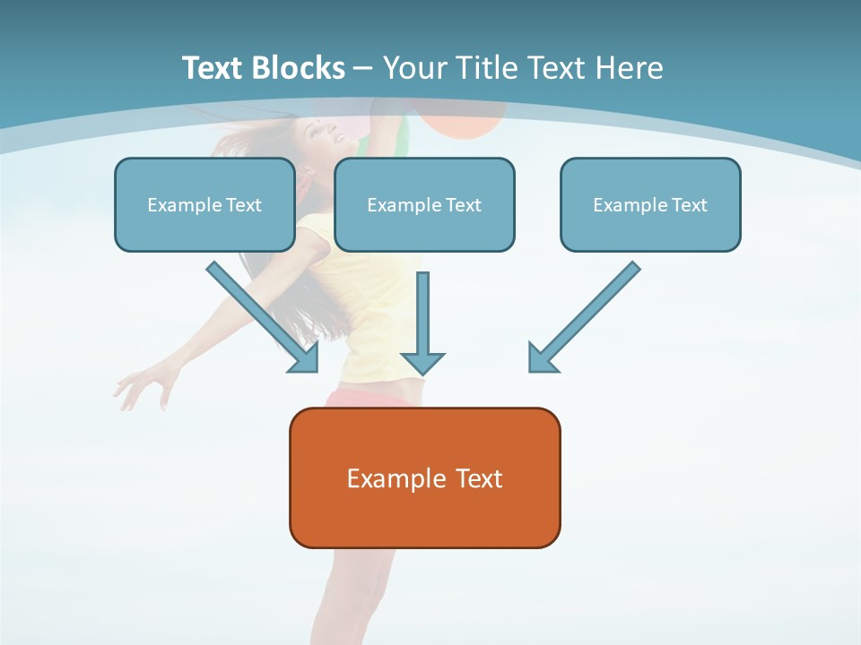 Blue Inspiration Lifestyle PowerPoint Template