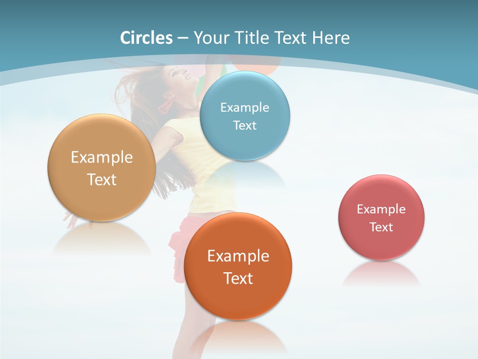 Blue Inspiration Lifestyle PowerPoint Template