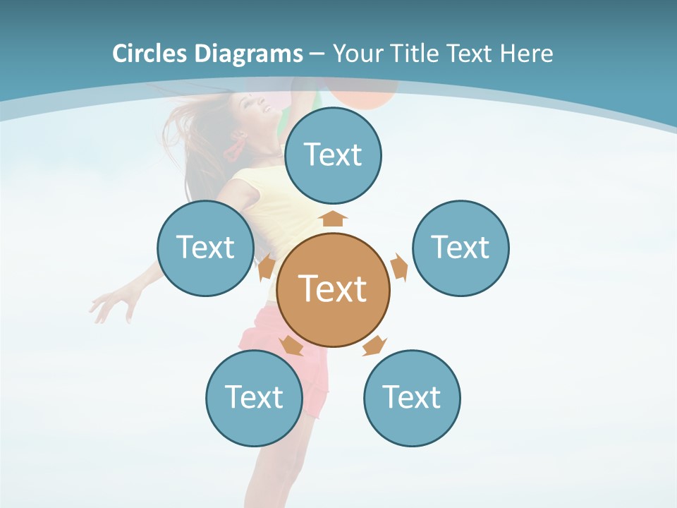 Blue Inspiration Lifestyle PowerPoint Template