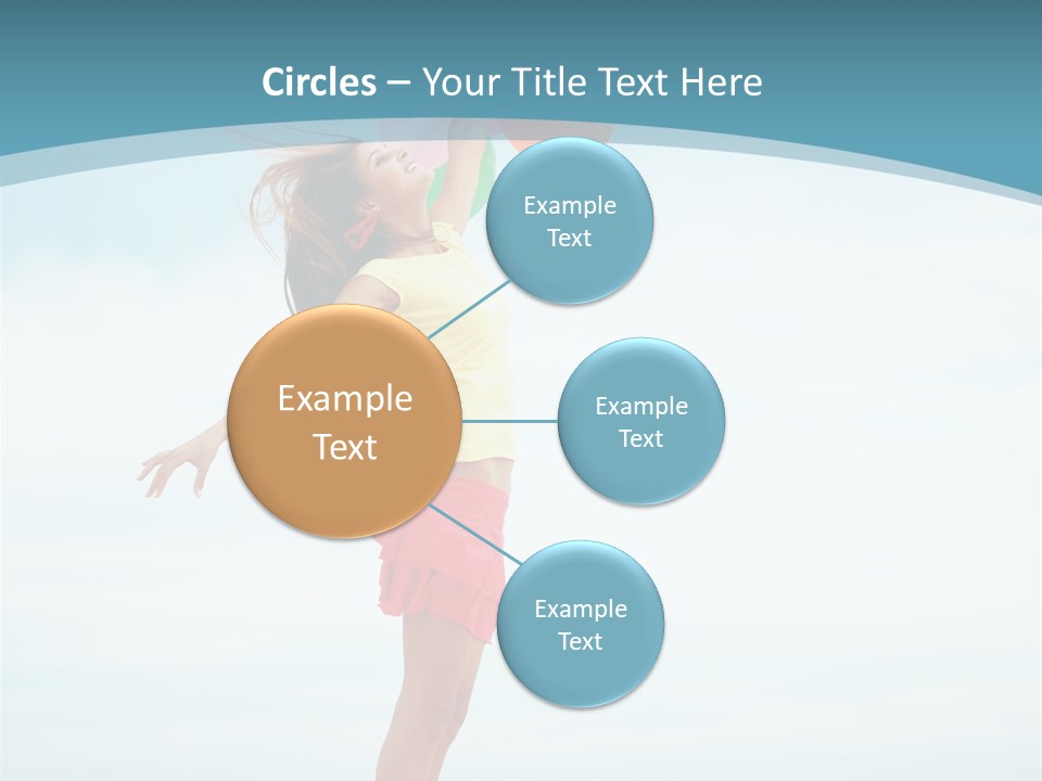 Blue Inspiration Lifestyle PowerPoint Template