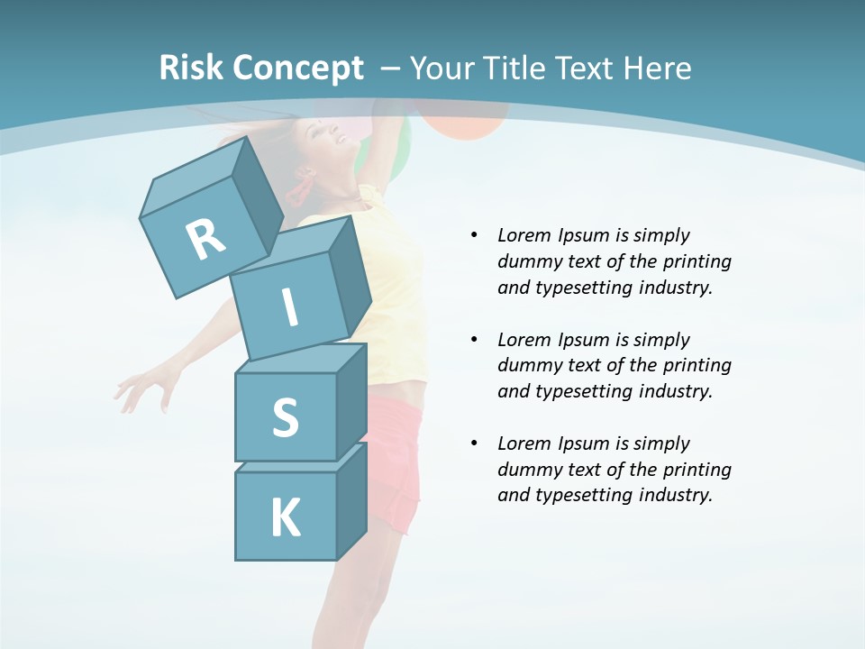 Blue Inspiration Lifestyle PowerPoint Template