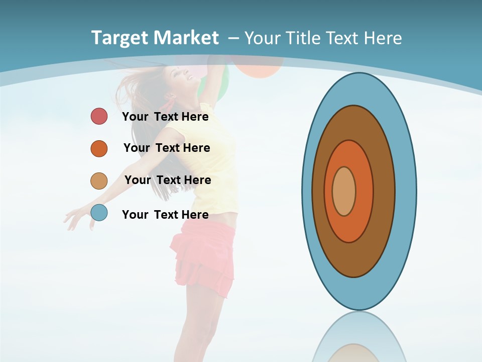 Blue Inspiration Lifestyle PowerPoint Template