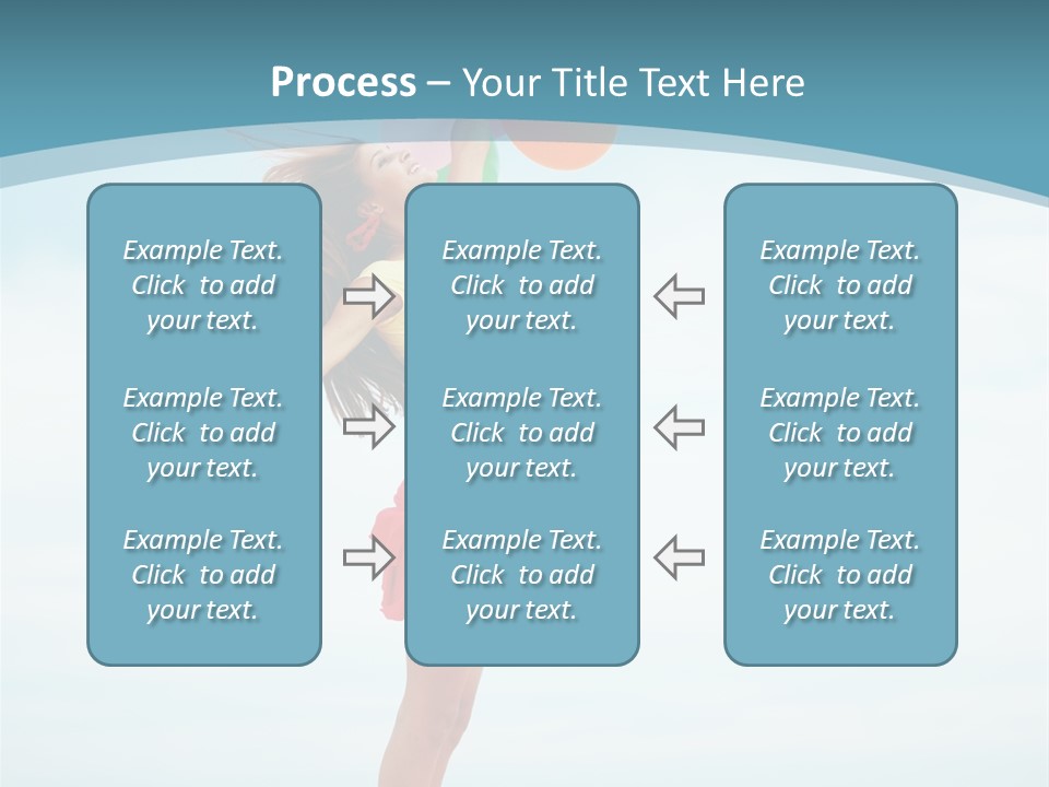 Blue Inspiration Lifestyle PowerPoint Template