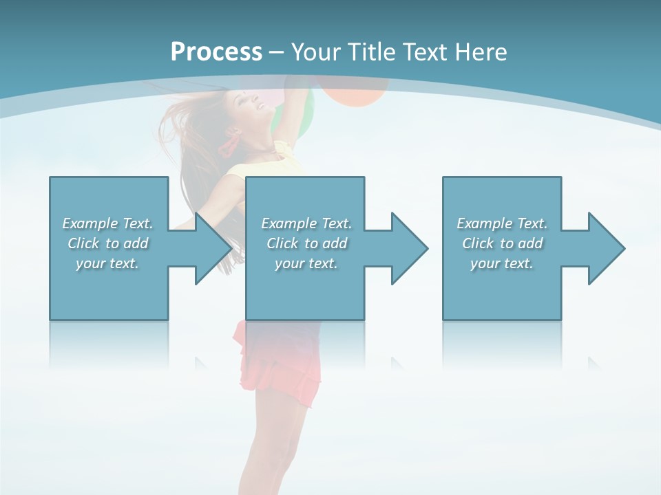 Blue Inspiration Lifestyle PowerPoint Template