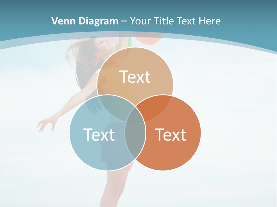 Blue Inspiration Lifestyle PowerPoint Template