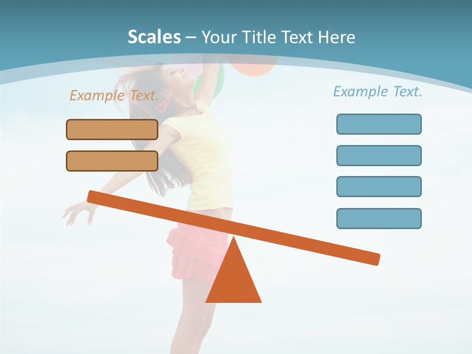 Blue Inspiration Lifestyle PowerPoint Template