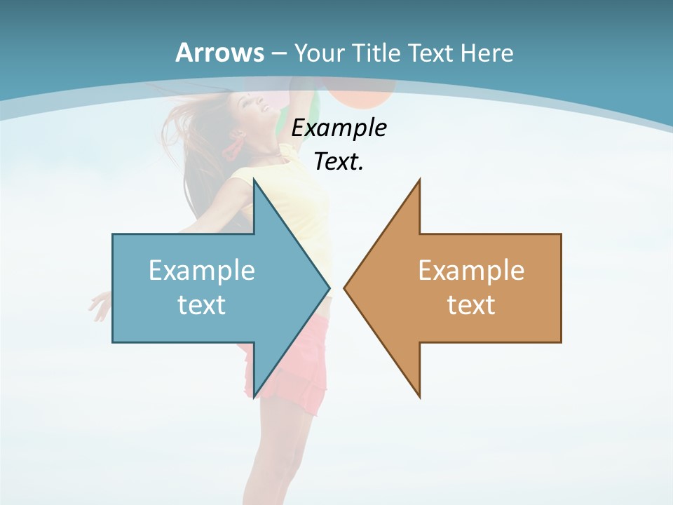 Blue Inspiration Lifestyle PowerPoint Template