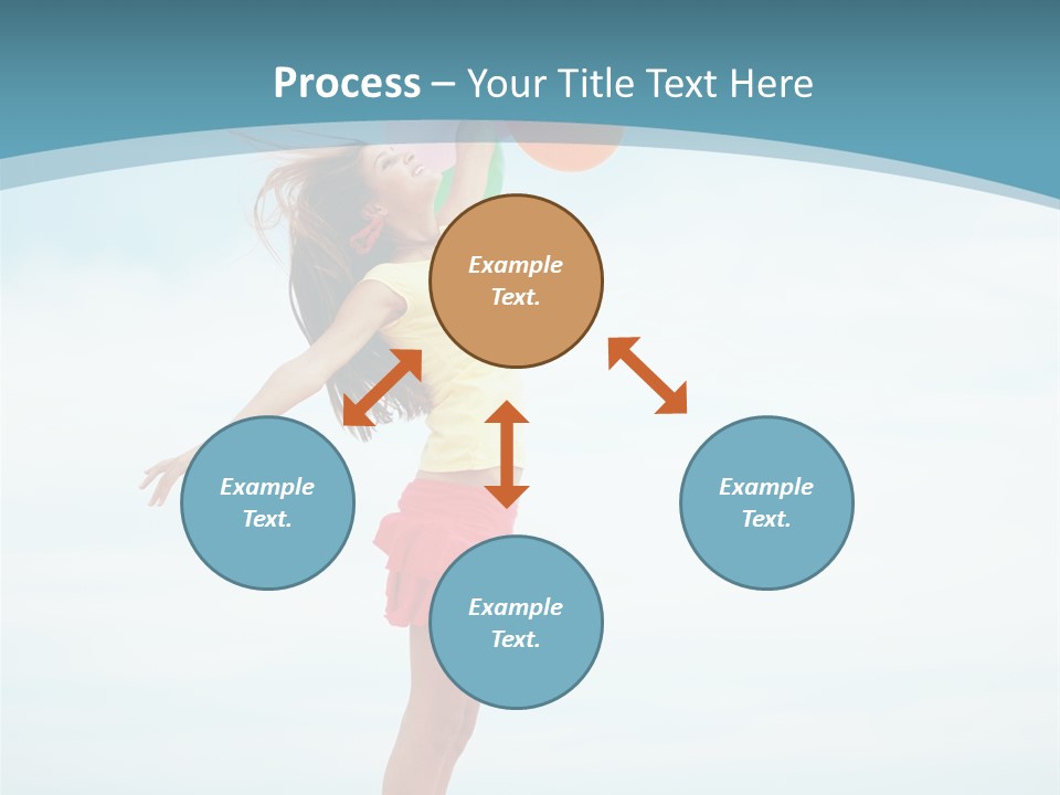 Blue Inspiration Lifestyle PowerPoint Template