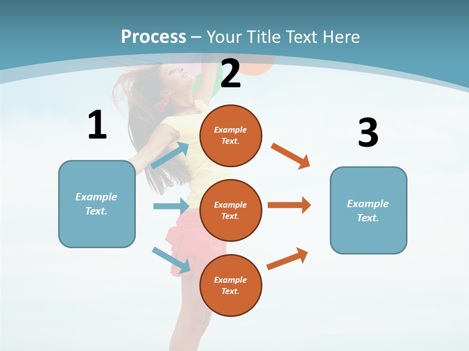 Blue Inspiration Lifestyle PowerPoint Template