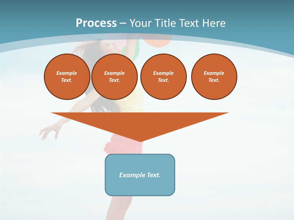 Blue Inspiration Lifestyle PowerPoint Template