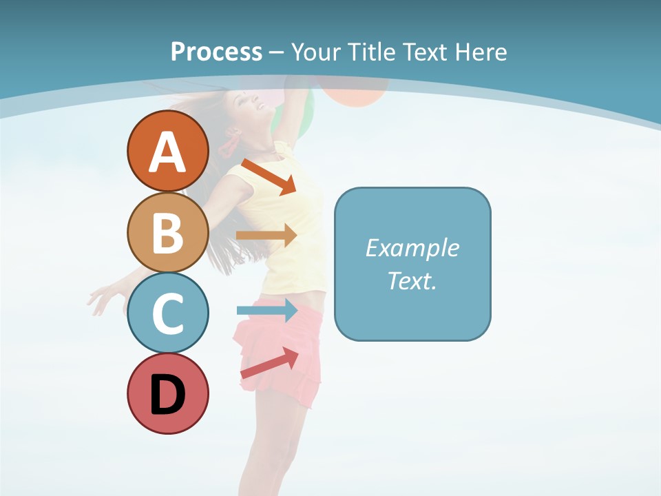 Blue Inspiration Lifestyle PowerPoint Template