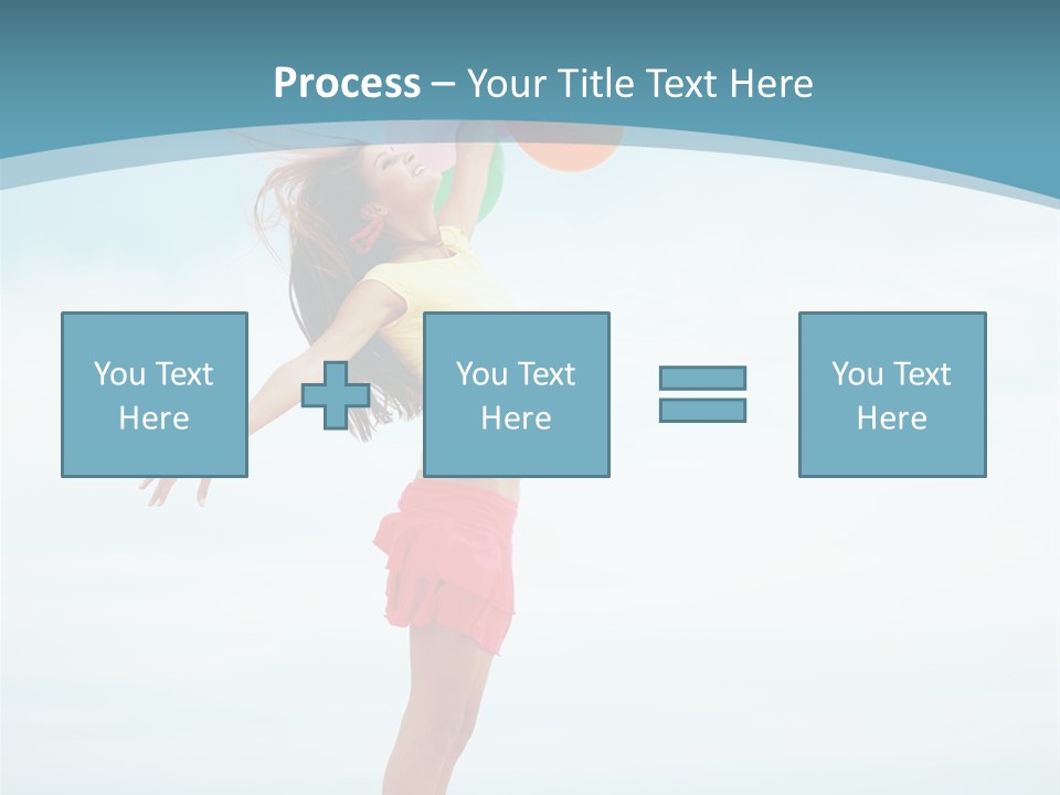 Blue Inspiration Lifestyle PowerPoint Template