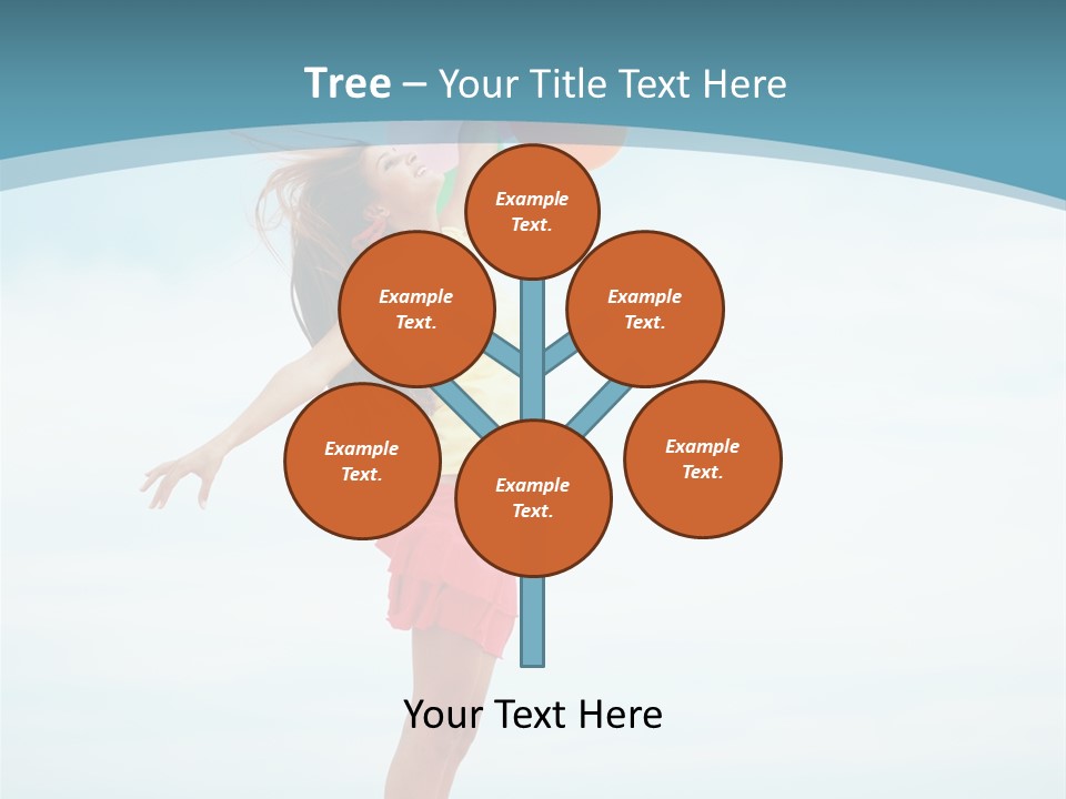 Blue Inspiration Lifestyle PowerPoint Template