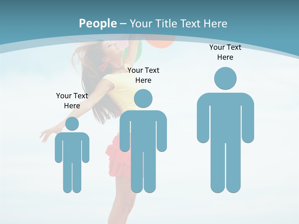 Blue Inspiration Lifestyle PowerPoint Template