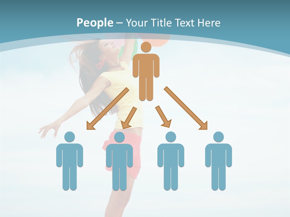 Blue Inspiration Lifestyle PowerPoint Template