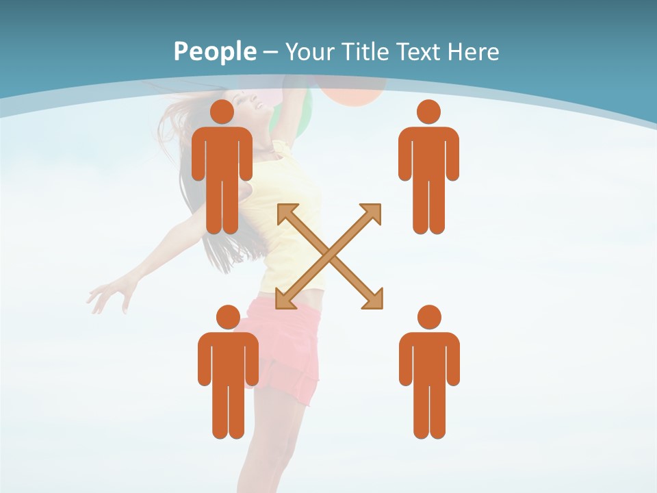 Blue Inspiration Lifestyle PowerPoint Template