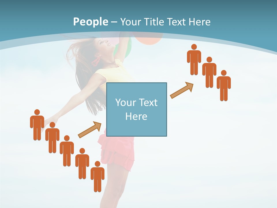 Blue Inspiration Lifestyle PowerPoint Template