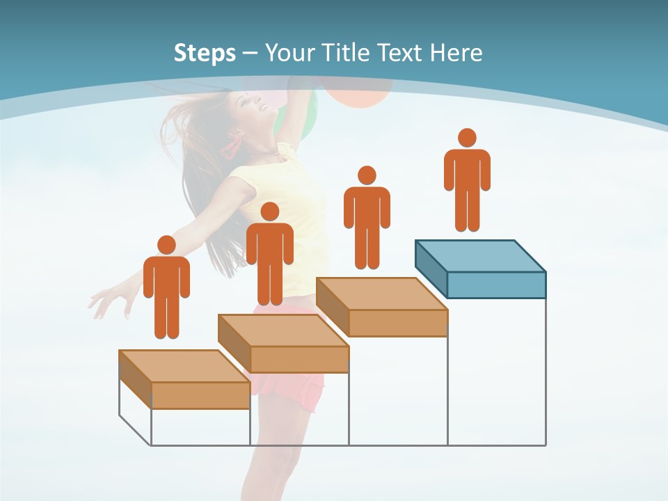 Blue Inspiration Lifestyle PowerPoint Template