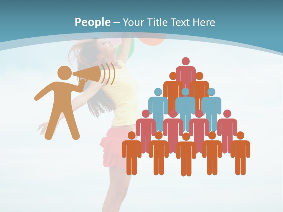 Blue Inspiration Lifestyle PowerPoint Template